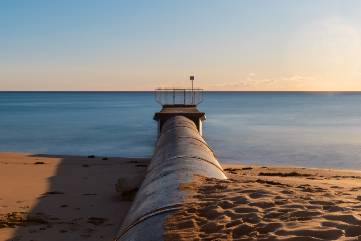 Storwater Pipe Collaroy Beach